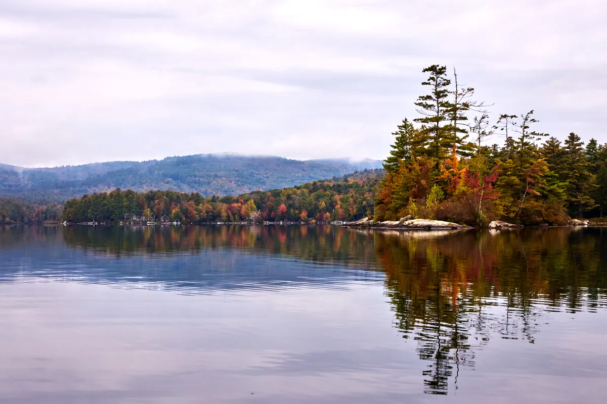 Pleasant Lake shoreline